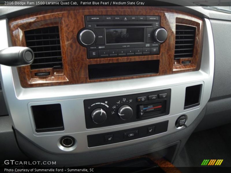 Patriot Blue Pearl / Medium Slate Gray 2006 Dodge Ram 1500 Laramie Quad Cab