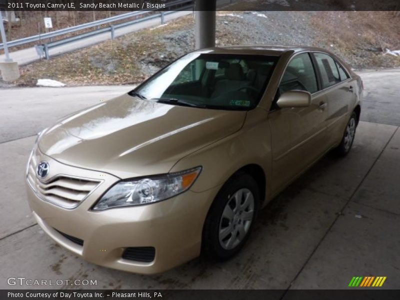 Sandy Beach Metallic / Bisque 2011 Toyota Camry LE