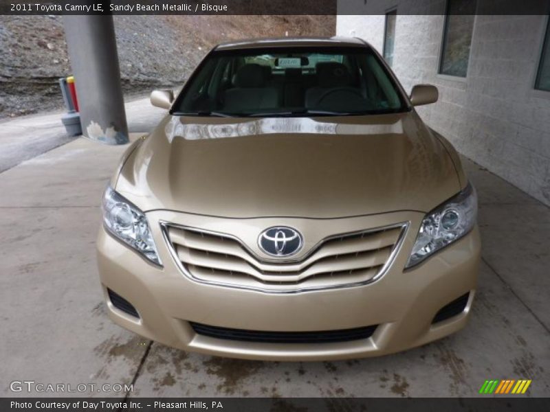 Sandy Beach Metallic / Bisque 2011 Toyota Camry LE
