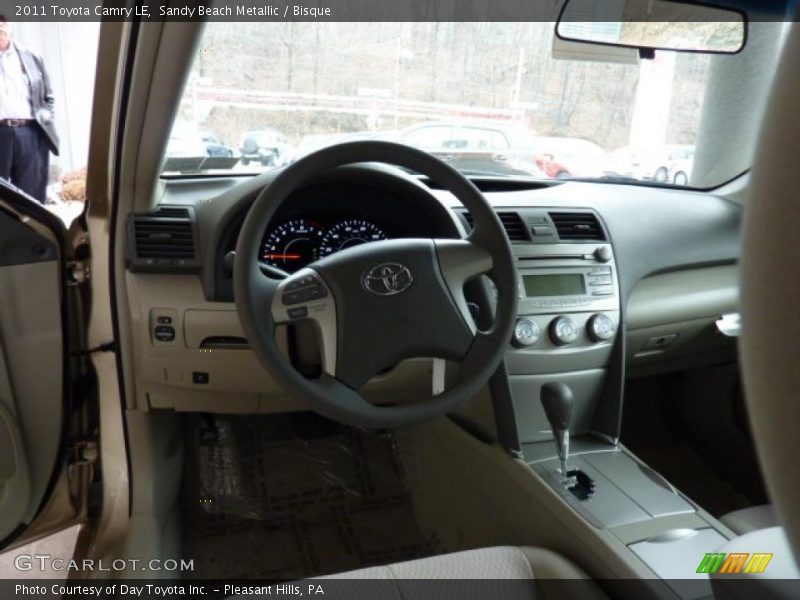 Sandy Beach Metallic / Bisque 2011 Toyota Camry LE
