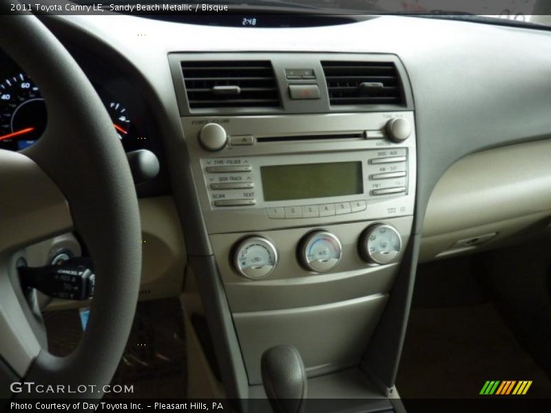 Sandy Beach Metallic / Bisque 2011 Toyota Camry LE