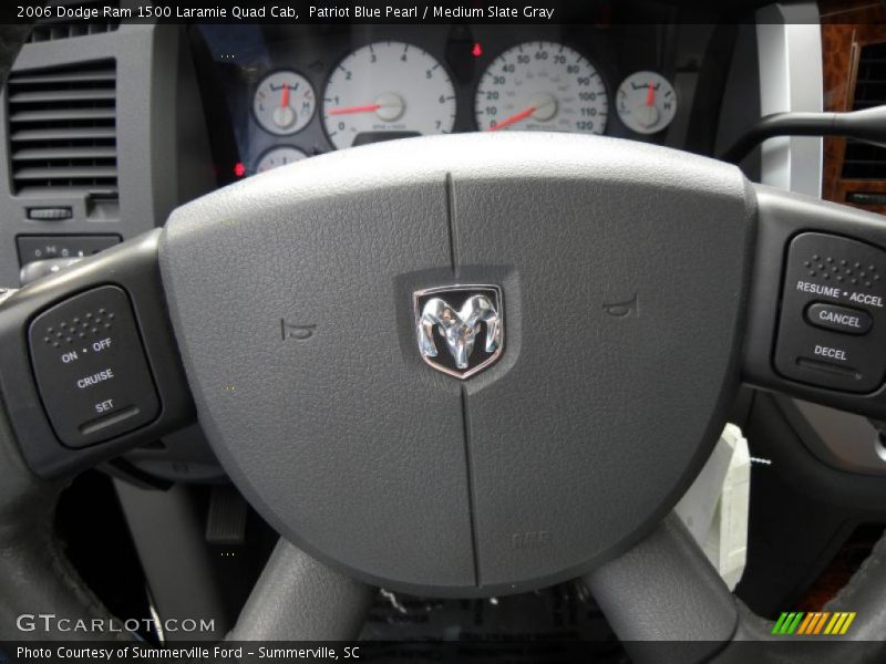 Patriot Blue Pearl / Medium Slate Gray 2006 Dodge Ram 1500 Laramie Quad Cab