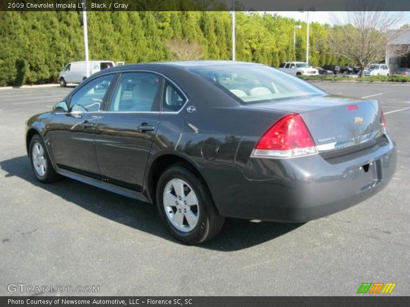Black / Gray 2009 Chevrolet Impala LT
