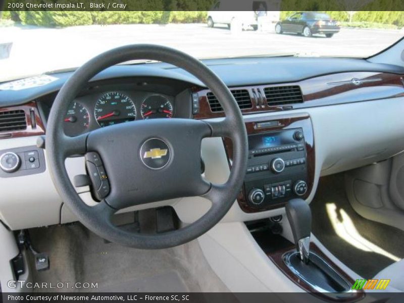 Black / Gray 2009 Chevrolet Impala LT