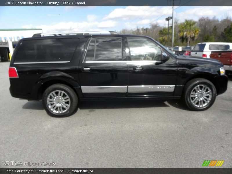 Black / Camel 2007 Lincoln Navigator L Luxury