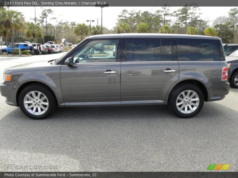 Sterling Grey Metallic / Charcoal Black 2010 Ford Flex SEL
