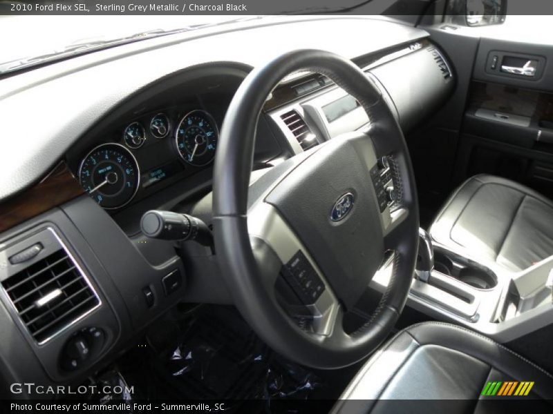 Sterling Grey Metallic / Charcoal Black 2010 Ford Flex SEL