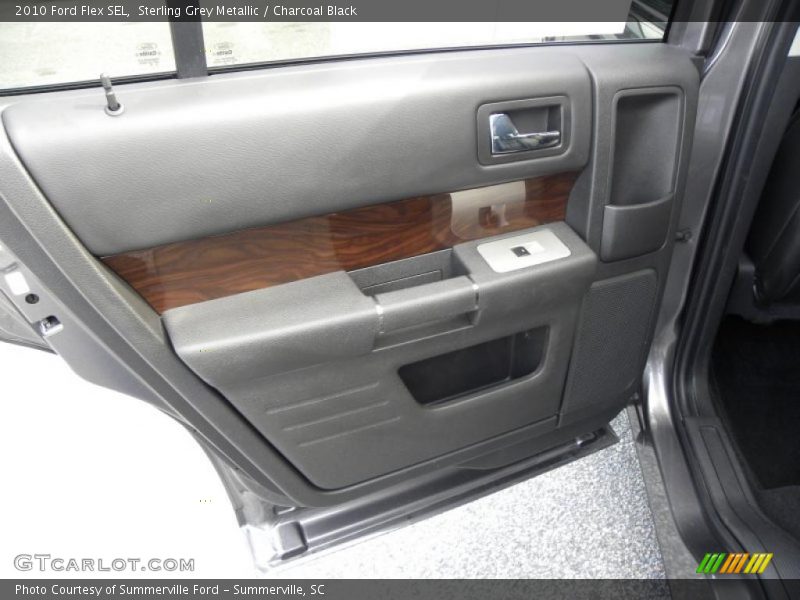 Sterling Grey Metallic / Charcoal Black 2010 Ford Flex SEL