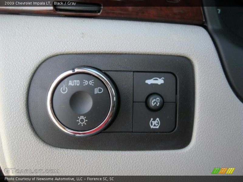Black / Gray 2009 Chevrolet Impala LT