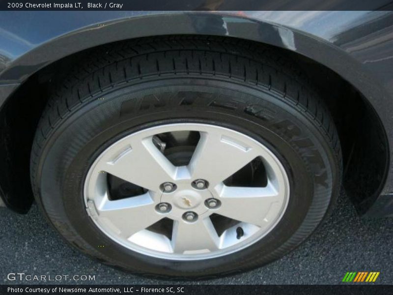 Black / Gray 2009 Chevrolet Impala LT