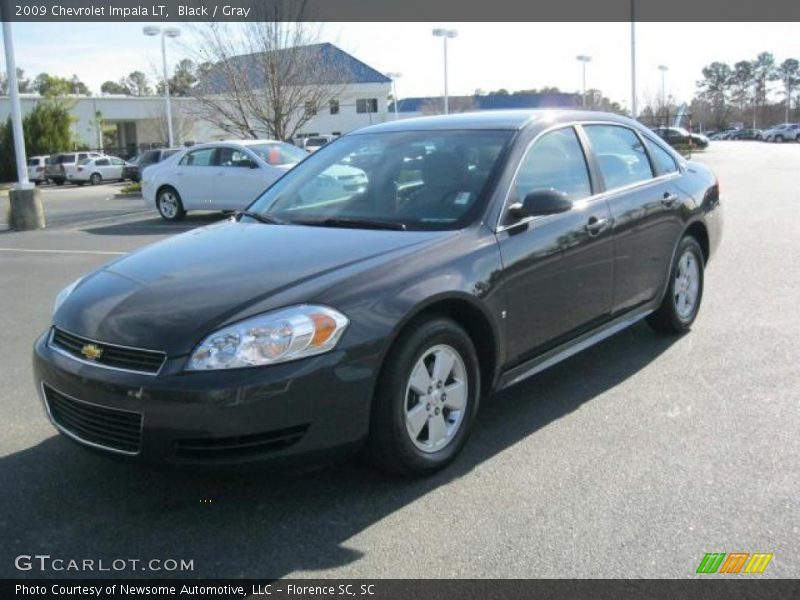 Black / Gray 2009 Chevrolet Impala LT