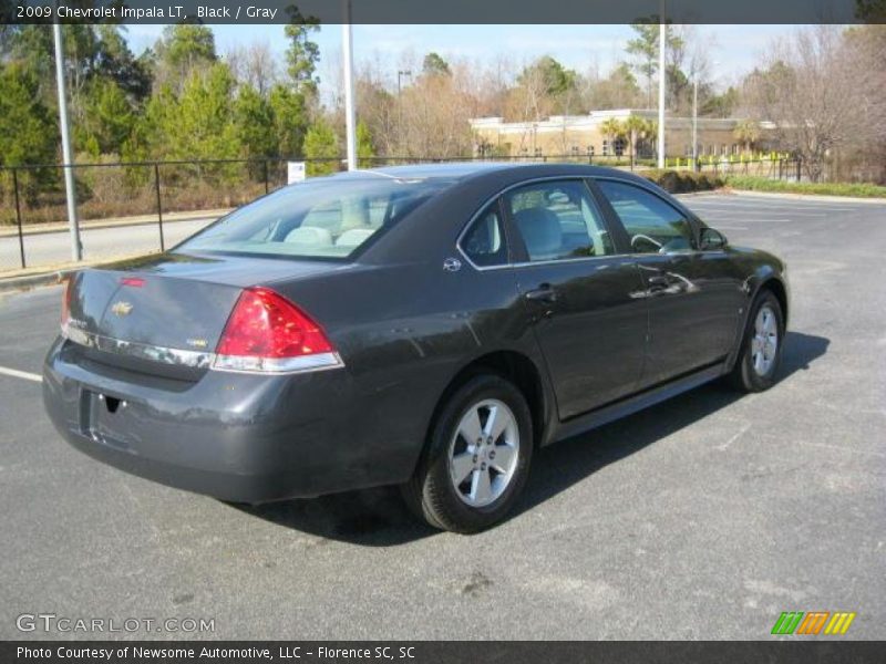 Black / Gray 2009 Chevrolet Impala LT