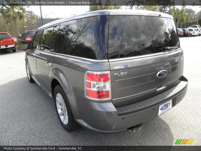 Sterling Grey Metallic / Charcoal Black 2010 Ford Flex SEL