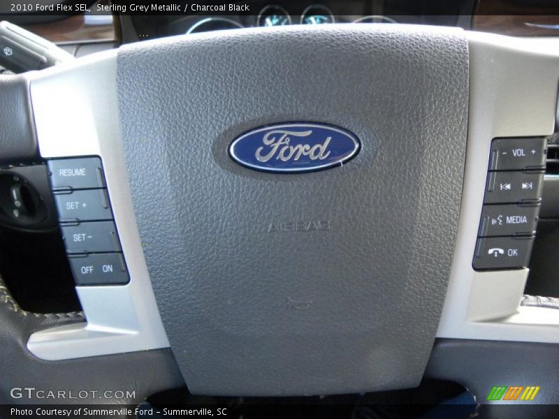 Sterling Grey Metallic / Charcoal Black 2010 Ford Flex SEL