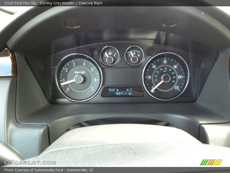 Sterling Grey Metallic / Charcoal Black 2010 Ford Flex SEL