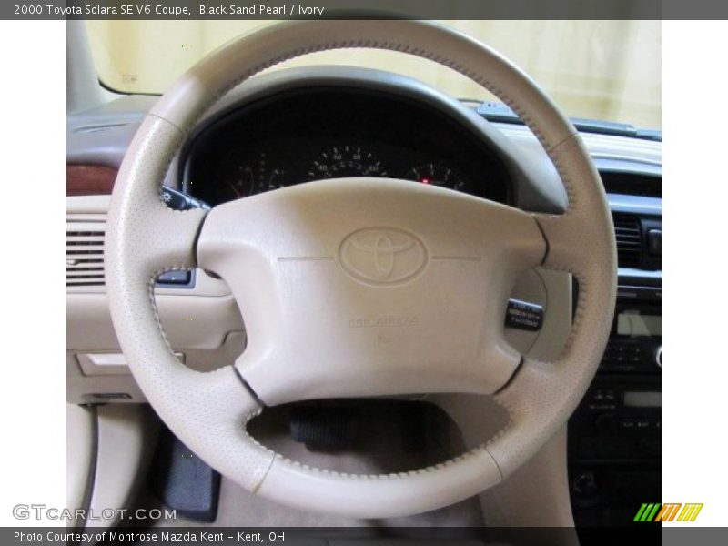 Black Sand Pearl / Ivory 2000 Toyota Solara SE V6 Coupe