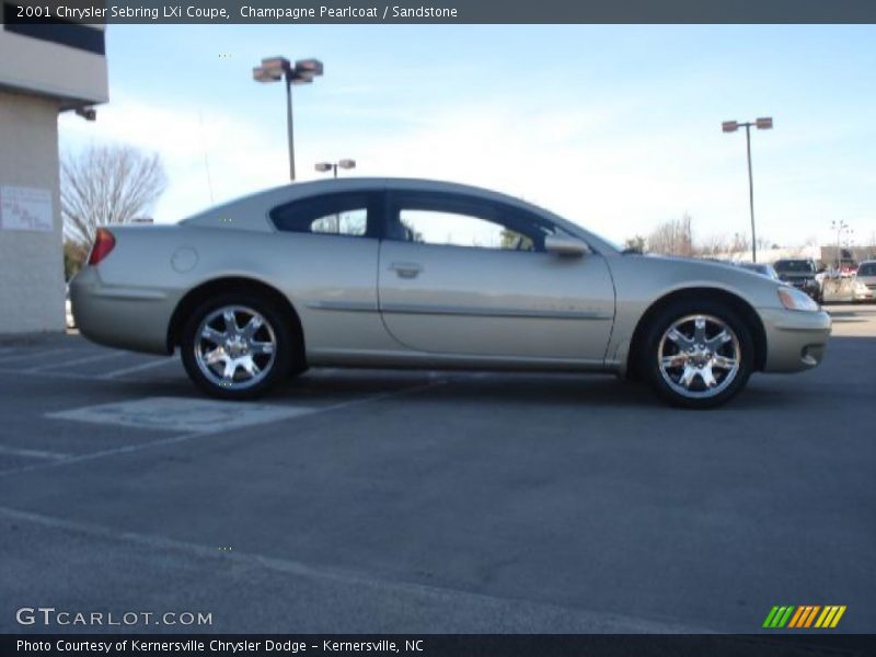 Champagne Pearlcoat / Sandstone 2001 Chrysler Sebring LXi Coupe