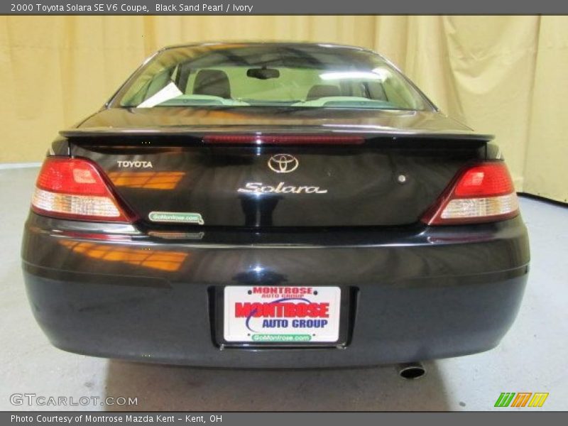 Black Sand Pearl / Ivory 2000 Toyota Solara SE V6 Coupe