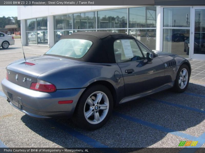 Steel Grey Metallic / Tanin Red 2000 BMW Z3 2.3 Roadster