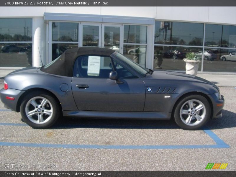 Steel Grey Metallic / Tanin Red 2000 BMW Z3 2.3 Roadster