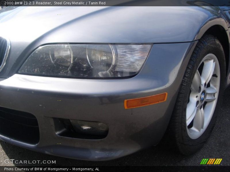 Steel Grey Metallic / Tanin Red 2000 BMW Z3 2.3 Roadster