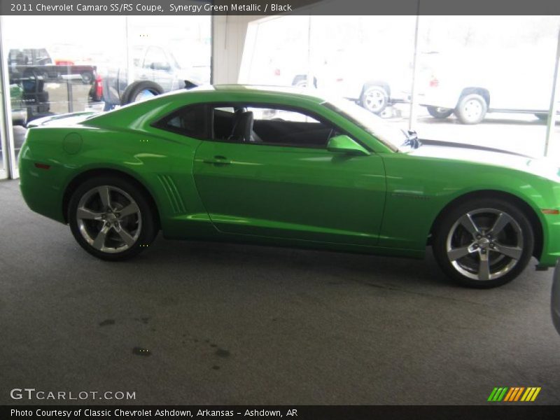 Synergy Green Metallic / Black 2011 Chevrolet Camaro SS/RS Coupe