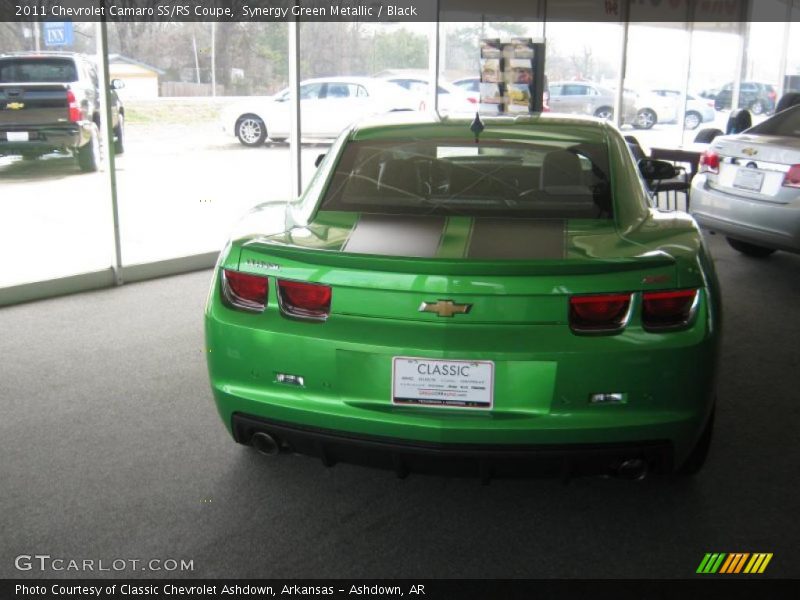 Synergy Green Metallic / Black 2011 Chevrolet Camaro SS/RS Coupe