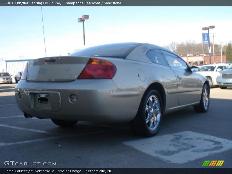 Champagne Pearlcoat / Sandstone 2001 Chrysler Sebring LXi Coupe