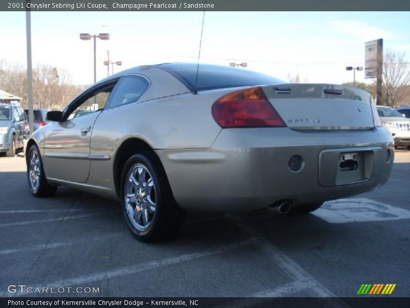 Champagne Pearlcoat / Sandstone 2001 Chrysler Sebring LXi Coupe