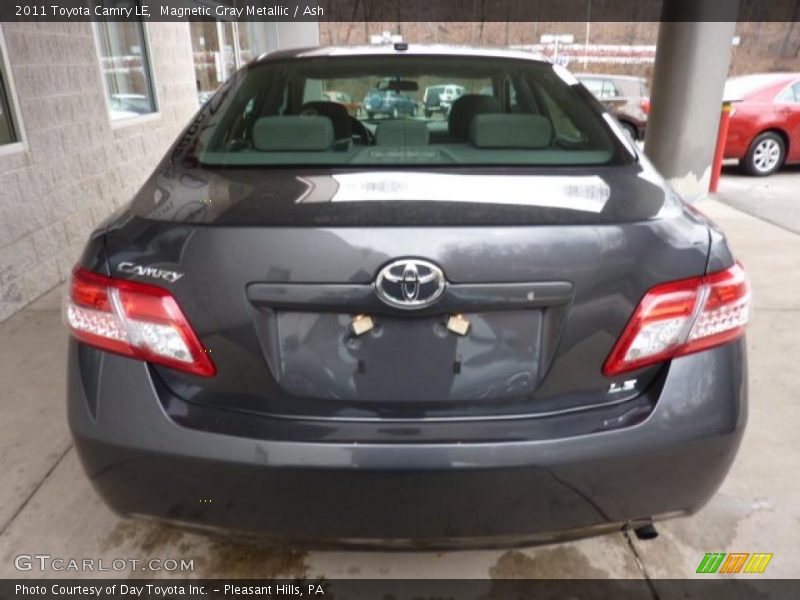 Magnetic Gray Metallic / Ash 2011 Toyota Camry LE