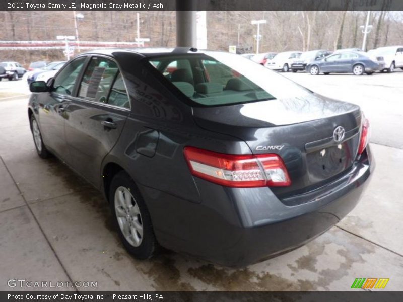 Magnetic Gray Metallic / Ash 2011 Toyota Camry LE