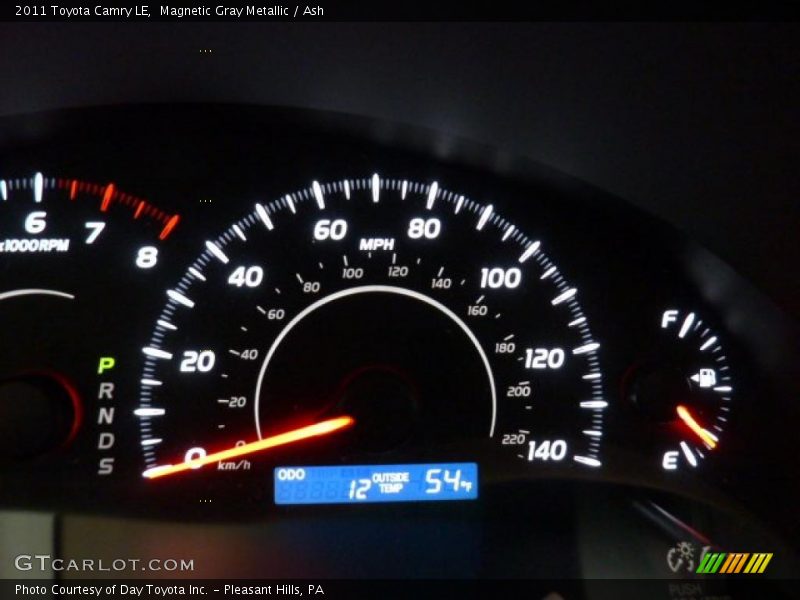 Magnetic Gray Metallic / Ash 2011 Toyota Camry LE