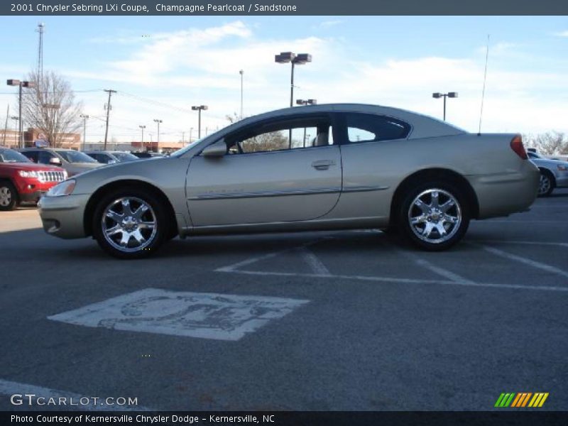 Champagne Pearlcoat / Sandstone 2001 Chrysler Sebring LXi Coupe