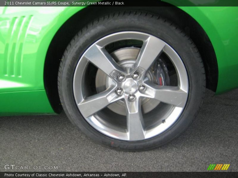 Synergy Green Metallic / Black 2011 Chevrolet Camaro SS/RS Coupe