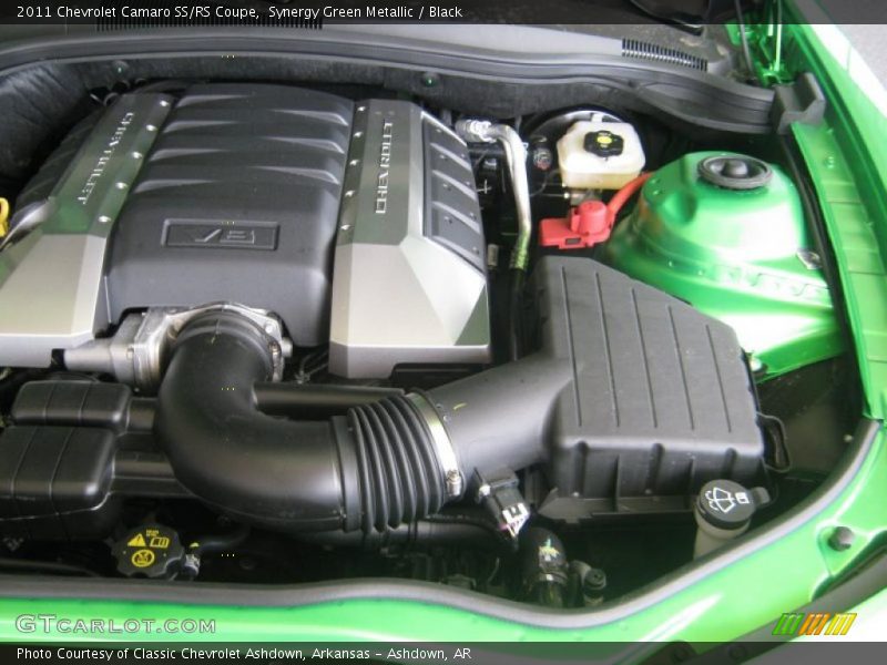 Synergy Green Metallic / Black 2011 Chevrolet Camaro SS/RS Coupe