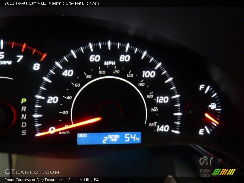 Magnetic Gray Metallic / Ash 2011 Toyota Camry LE