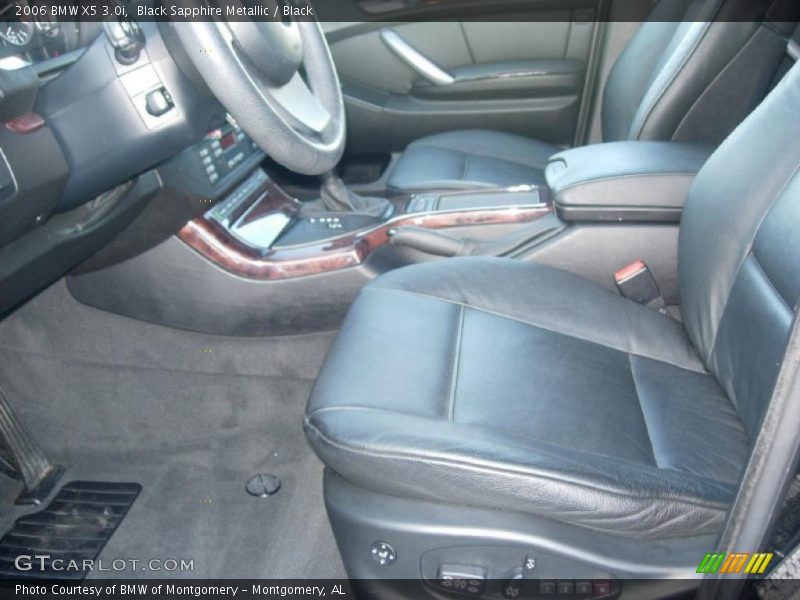 Black Sapphire Metallic / Black 2006 BMW X5 3.0i