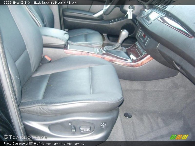 Black Sapphire Metallic / Black 2006 BMW X5 3.0i