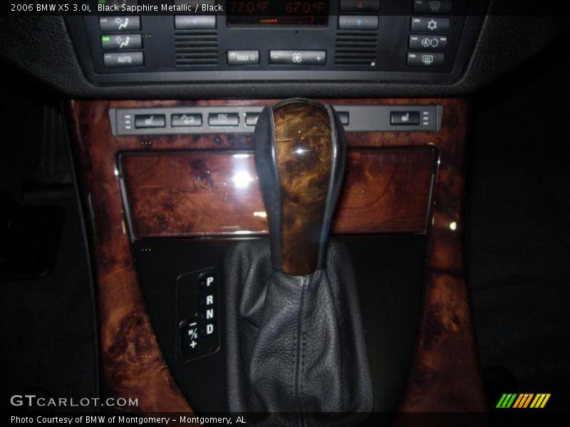Black Sapphire Metallic / Black 2006 BMW X5 3.0i