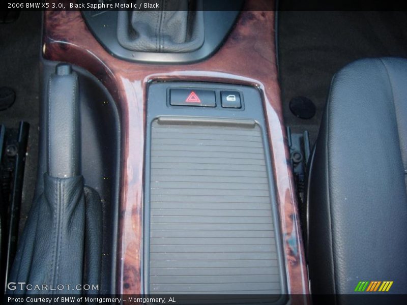 Black Sapphire Metallic / Black 2006 BMW X5 3.0i