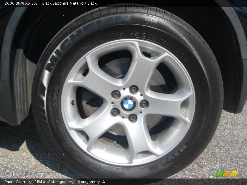 Black Sapphire Metallic / Black 2006 BMW X5 3.0i
