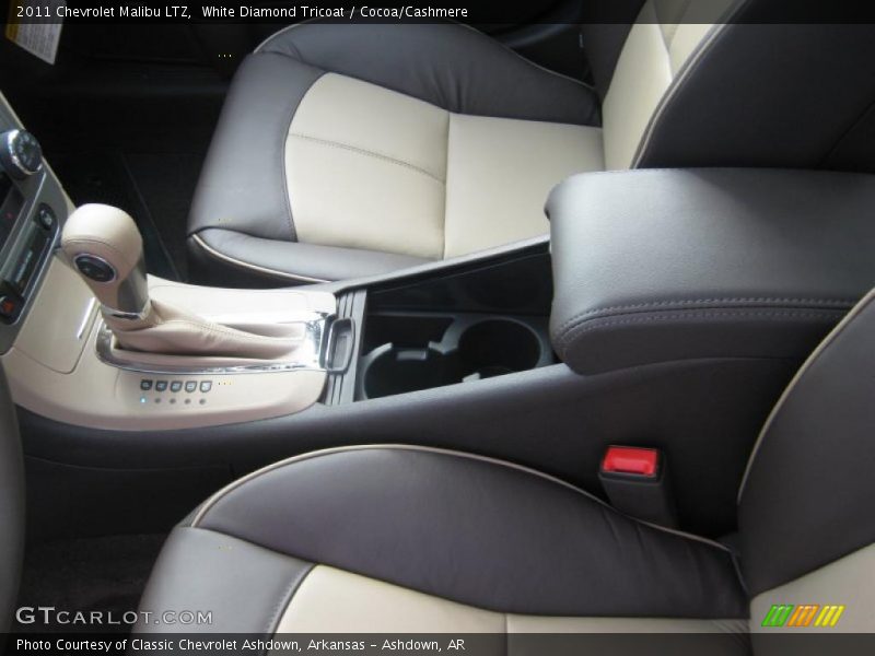 White Diamond Tricoat / Cocoa/Cashmere 2011 Chevrolet Malibu LTZ