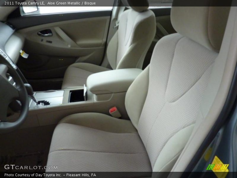 Aloe Green Metallic / Bisque 2011 Toyota Camry LE