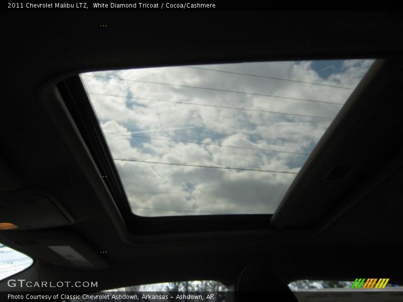 White Diamond Tricoat / Cocoa/Cashmere 2011 Chevrolet Malibu LTZ