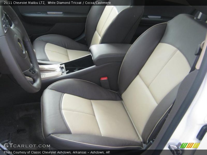 White Diamond Tricoat / Cocoa/Cashmere 2011 Chevrolet Malibu LTZ