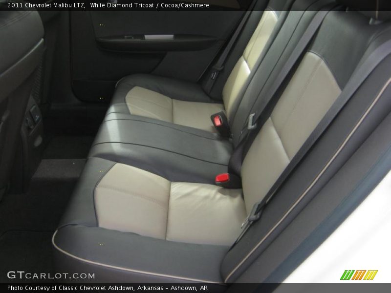 White Diamond Tricoat / Cocoa/Cashmere 2011 Chevrolet Malibu LTZ