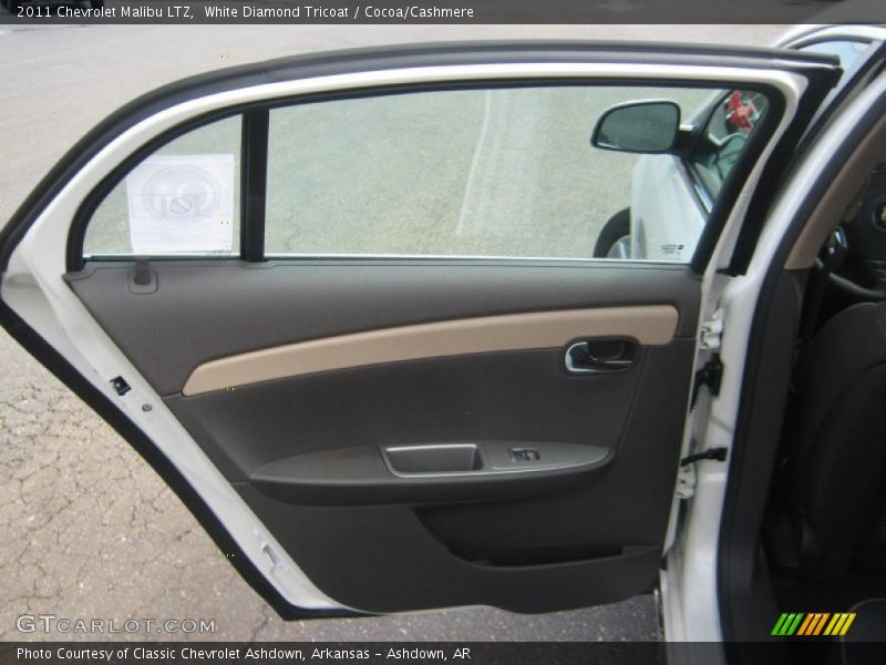 White Diamond Tricoat / Cocoa/Cashmere 2011 Chevrolet Malibu LTZ