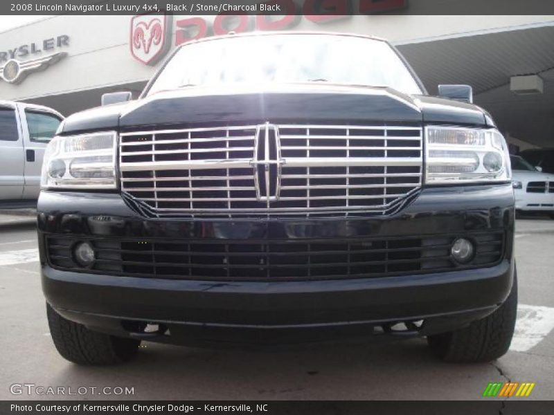 Black / Stone/Charcoal Black 2008 Lincoln Navigator L Luxury 4x4