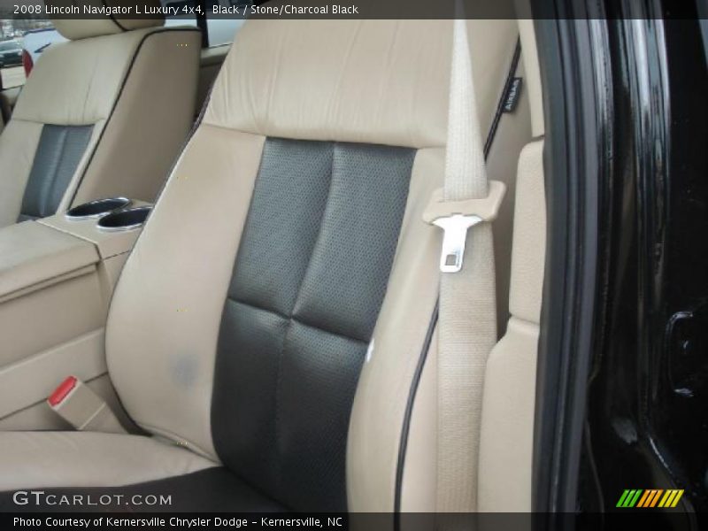  2008 Navigator L Luxury 4x4 Stone/Charcoal Black Interior