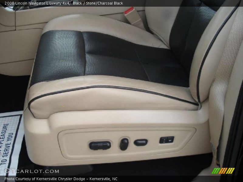  2008 Navigator L Luxury 4x4 Stone/Charcoal Black Interior